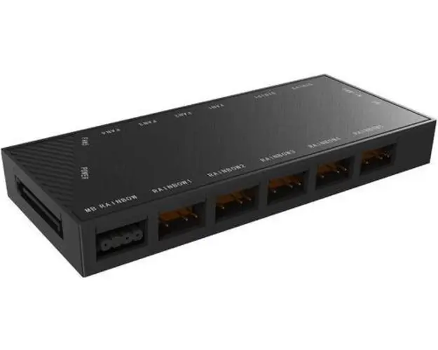 Controller ventilatoare Gamemax FCGMHCPPWMRBWV2, PWM-Rainbow V.2