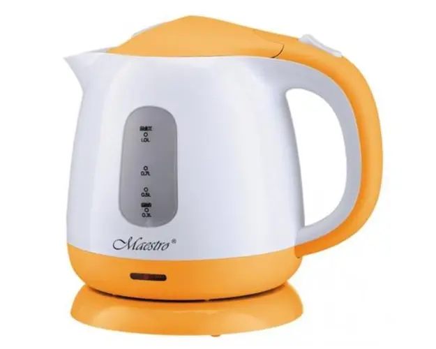 Fierbator de apa Feel-Maestro MR-012 ORANGE, 1 L, 1100 W (Alb/Portocaliu)