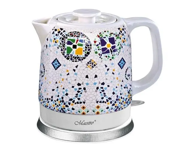 Fierbator de apa Feel-Maestro MR-068 BLUE, 1.5 L, 1200 W (Alb/Albastru)