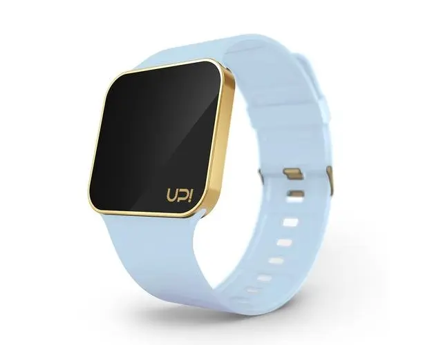 Ceas UpWatch Upgrade MATTE GOLD (Albastru deschis)