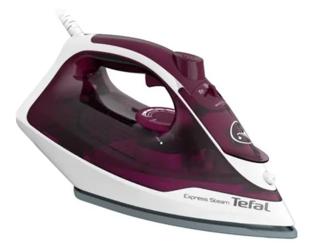 Fier de calcat Tefal Express Steam FV2835E0, 2400 W, 35 g/min, 270 ml (Alb/Violet)