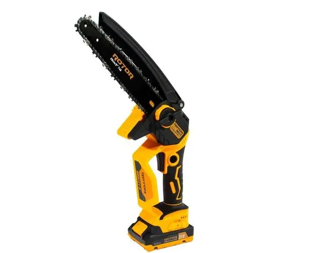 Mini Fierastrau electric Rotor RMC21-8, acumulator 21 V, 2 Ah, brushless, incarcator, valiza