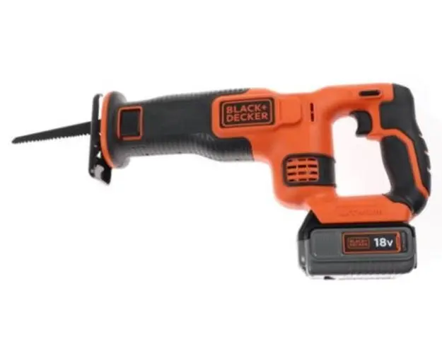Fierastrau sabie cu acumulator Black&Decker BDCR18M1-QW, 18 V, 4 Ah