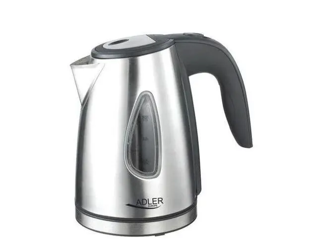 Fierbator Adler AD 1203, 1 L, 1500 W (Negru/Argintiu)