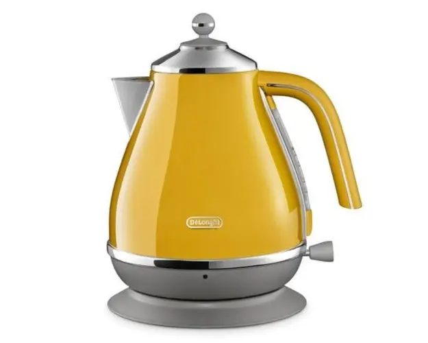 Fierbator apa De'Longhi Icona Capitals KBOC 2001.Y, 2000 W, 1.7 L (Galben)
