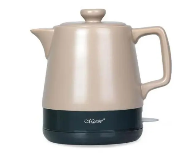 Fierbator de apa Feel-Maestro MR-071, 1 L, 1000 W (Bej/Negru)