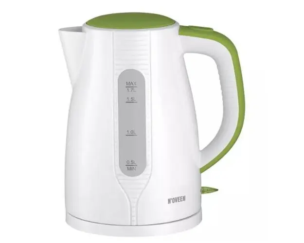 Fierbator de apa Noveen EK1302 1.7 L Green, 1.7 L, 2150 W (Alb/Verde)