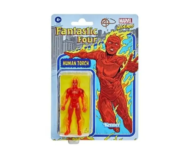 Figurina Human Torch Marvel Legends Recollect