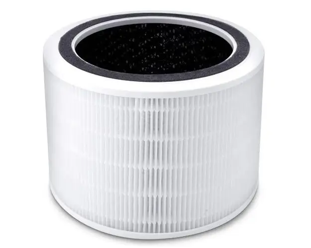 Filtru purificator de aer LEVOIT Core 200S, 3 in 1, Pre filtru, Filtru HEPA, Filtru de Carbon activ (Alb)