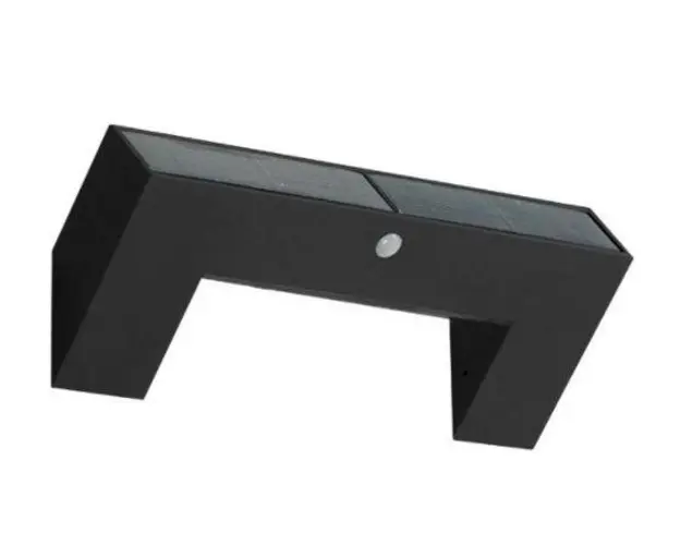 Lampa solara cu senzor de miscare FLINK FK-LS-7458, 120 Lumeni, 1 LED, 1.2 W, IP44 (Gri)