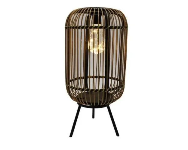 Lampa solara decorativa FLINK FK-LS-HSL303, 10 LED-uri, Lumina calda (Maro)