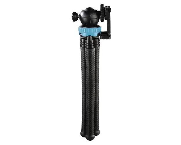 Mini Trepied Hama FlexPro 4607 pentru Smartphone / GoPro / Camera Foto, 27cm (Albastru)