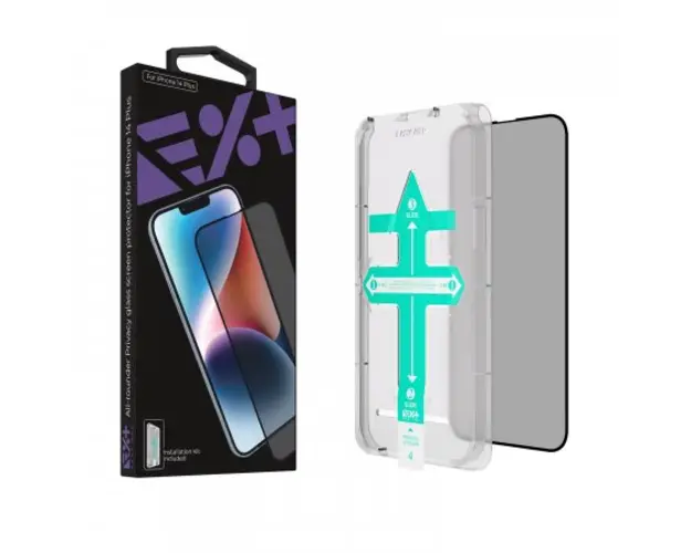 Folie de protectie din sticla Privacy NEXT ONE pentru iPhone 14 Plus