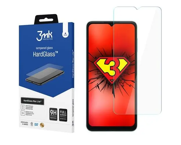 Folie de protectie Ecran 3MK HardGlass pentru Samsung Galaxy A14 A145 / A14 5G A146, Sticla Securizata, Full Glue