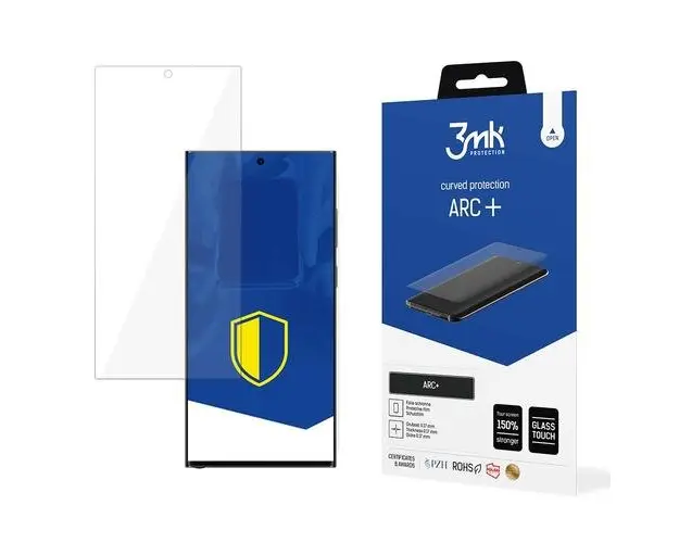 Folie de protectie Ecran 3MK ARC+ pentru Samsung Galaxy S23 Ultra S918, Plastic