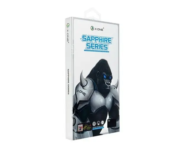 Folie de protectie Ecran X-One Sapphire Series pentru Apple iPhone 15 Pro Max, Sticla Securizata, Full Glue