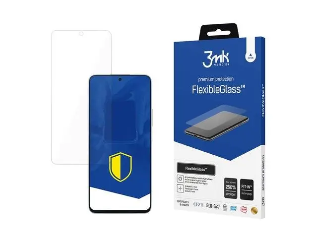 Folie de protectie Ecran 3MK FlexibleGlass pentru Motorola Moto G14, Sticla Flexibila, Full Glue