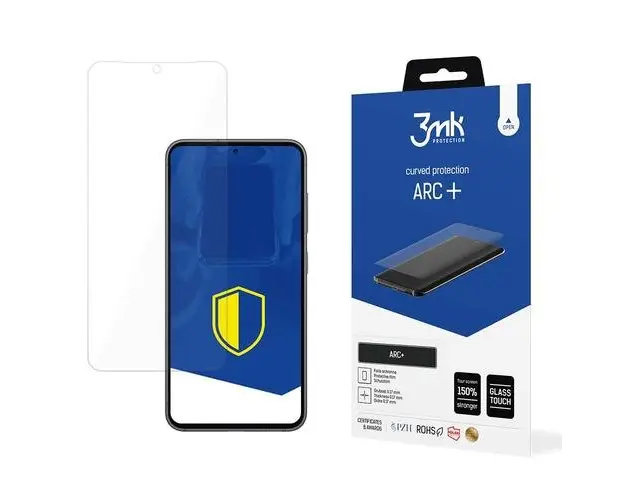 Folie de protectie Ecran 3MK ARC+ pentru Samsung Galaxy S24 S921, Plastic