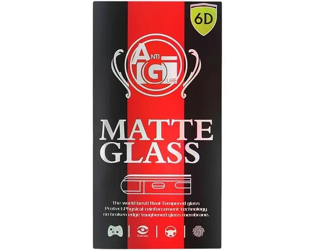 Folie de protectie Ecran OEM Matte pentru Xiaomi Redmi Note 12S, Sticla Securizata, Full Glue, 6D, Neagra