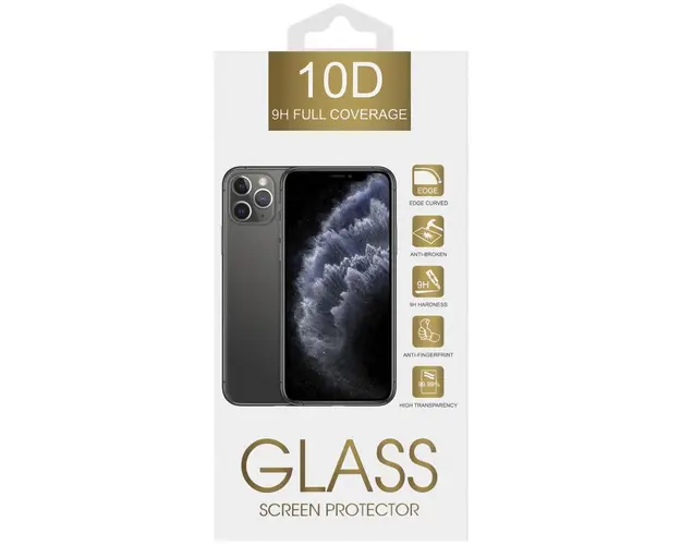 Folie de protectie Ecran OEM pentru Xiaomi Redmi Note 13 Pro 4G, Sticla Securizata, Full Glue, 10D, Neagra