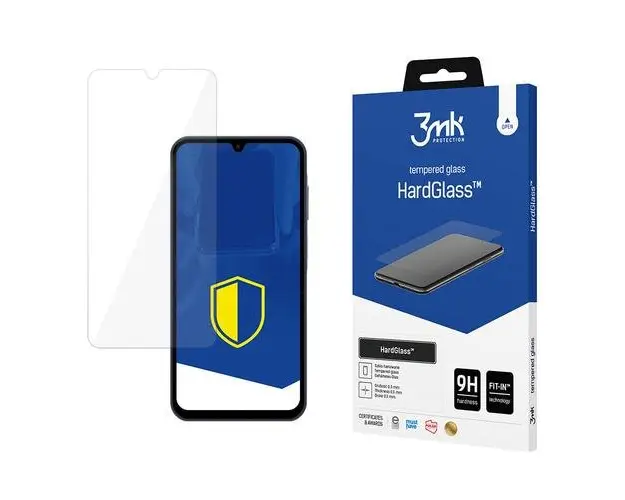 Folie de protectie Ecran 3MK HardGlass pentru Samsung Galaxy A15 5G A156 / A15 A155, Sticla Securizata, Full Glue
