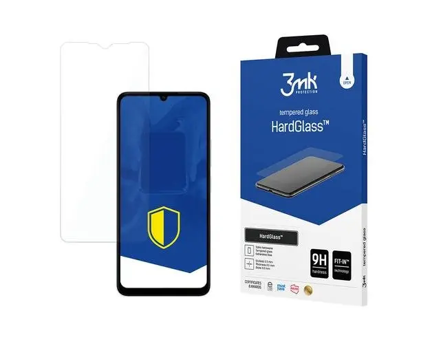 Folie de protectie Ecran 3MK HardGlass pentru Xiaomi Poco C65 / Redmi 13C, Sticla Securizata, Full Glue