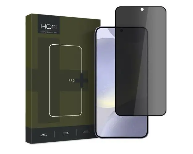 Folie de protectie Ecran Privacy HOFI PRO+ pentru Samsung Galaxy S24 S921, Sticla Securizata, Full Glue