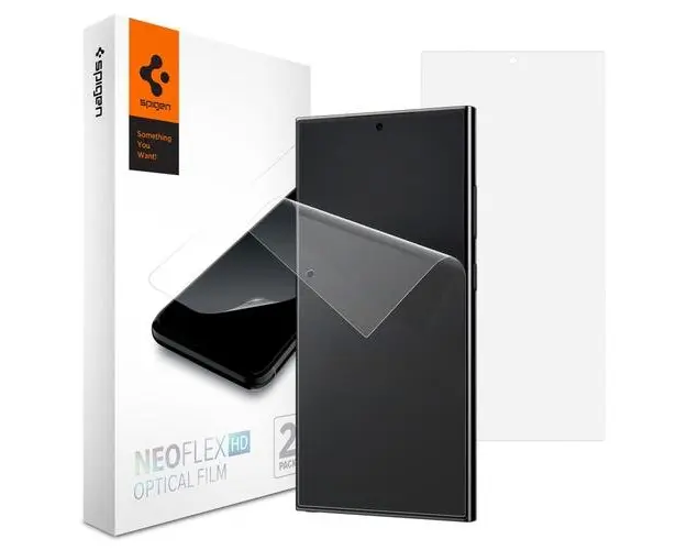 Folie de protectie Ecran Spigen Neo Flex pentru Samsung Galaxy S24 Ultra S928, HydroGel, Set 2 bucati