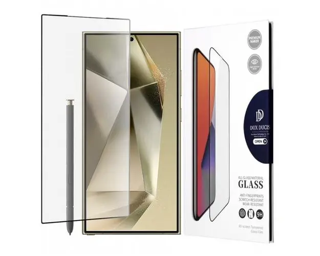 Folie de protectie Ecran DUX DUCIS pentru Samsung Galaxy S24 Ultra, Sticla Securizata, Full Glue, Neagra