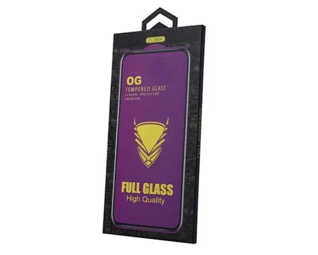 Folie de protectie Ecran OEM OG Premium pentru Xiaomi Redmi 13, Sticla Securizata, Full Glue, Neagra