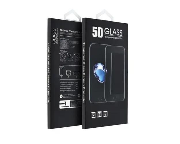 Folie de protectie Ecran OEM pentru Xiaomi Redmi 13 / 12, Sticla Securizata, Full Glue, 5D, Neagra