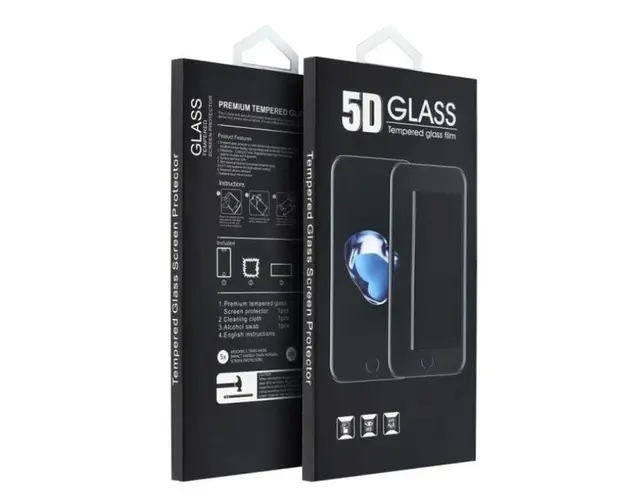 Folie de protectie Ecran OEM pentru Apple iPhone 16 Pro Max, Sticla Securizata, Full Glue, 5D, Neagra