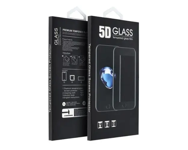 Folie de protectie Ecran OEM pentru Apple iPhone 11 Pro Max / XS Max, Sticla Securizata, Full Glue, 5D