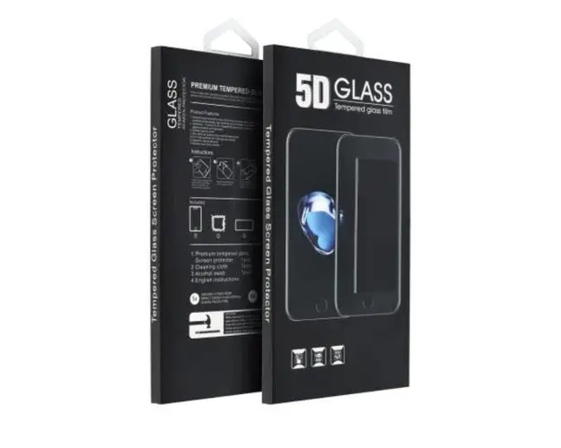 Folie de protectie Ecran OEM pentru Samsung Galaxy A06 A065, Sticla Securizata, Full Glue, 5D, Neagra