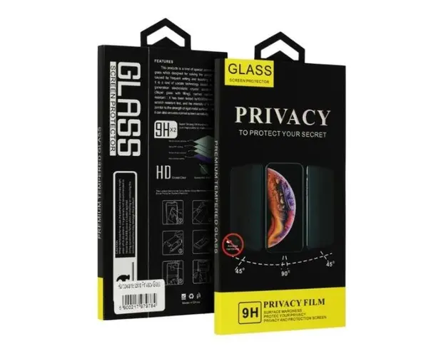 Folie de protectie Ecran Privacy OEM pentru Samsung Galaxy S23 S911, Sticla Securizata, Full Glue