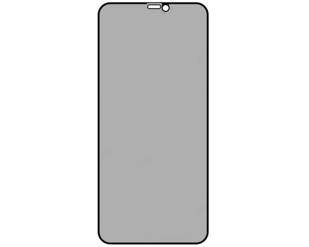 Folie de protectie Ecran Privacy OEM pentru Apple iPhone 11 Pro / XS / X, Sticla Securizata, Full Glue, 5D