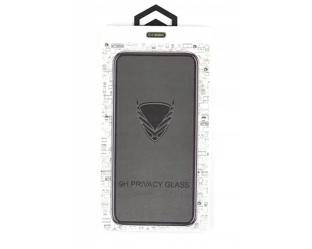 Folie de protectie Ecran Privacy OEM OG Premium pentru Apple iPhone 11 Pro Max / XS Max, Sticla Securizata, Full Glue