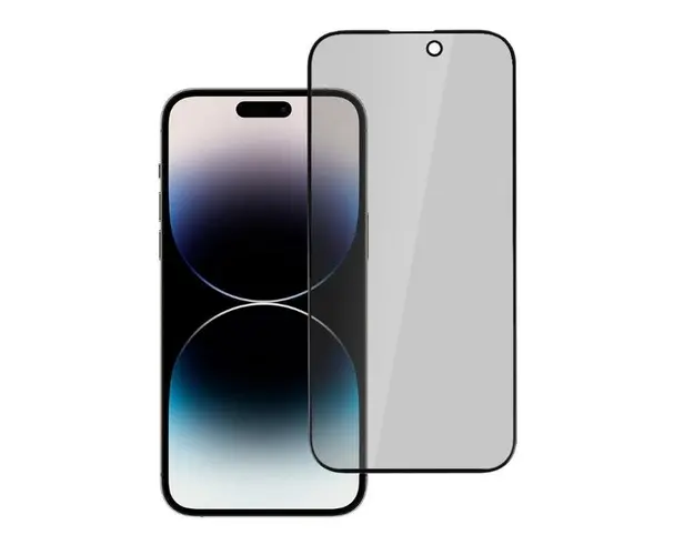 Folie de protectie Ecran Privacy OEM pentru Apple iPhone 16 Pro Max, Sticla Securizata, Full Glue