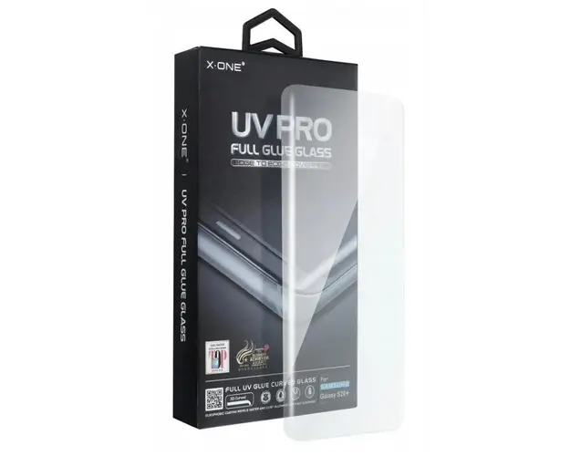 Folie de protectie Ecran X-One pentru Samsung Galaxy Note 10+ N975, Sticla Securizata, UV Glue, Case Friendly