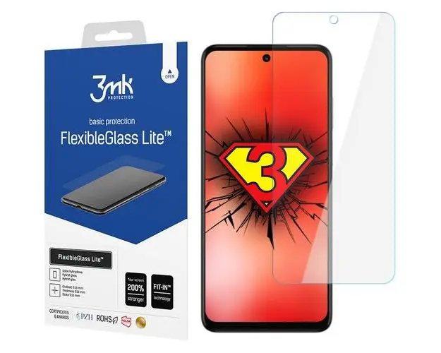Folie de protectie Ecran 3MK pentru Motorola Moto G32, Sticla Flexibila, Full Glue