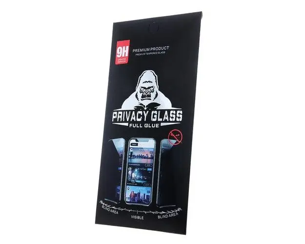 Folie de protectie Ecran Privacy OEM pentru Apple iPhone 11 / XR, Sticla securizata, Full Glue