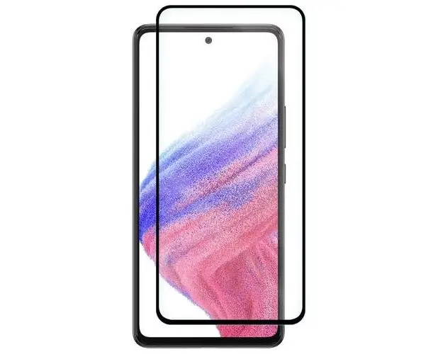 Folie de protectie Ecran OEM pentru Samsung Galaxy A53 5G A536, Sticla securizata, Full Glue, 6D, Neagra