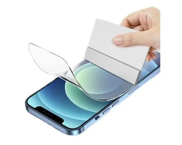 Folie Silicon 3D Self-Repair Clear Lemontti pentru Oppo Reno12 Pro, Transparenta