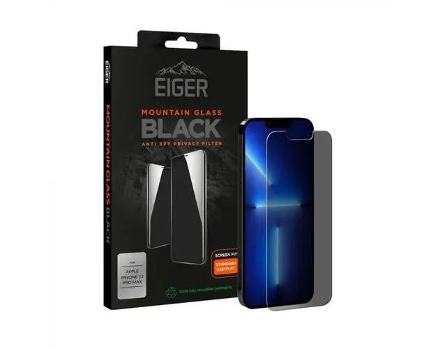 Folie Sticla 2.5D Privacy Eiger EGMSP00199 pentru Apple iPhone 13 Pro Max