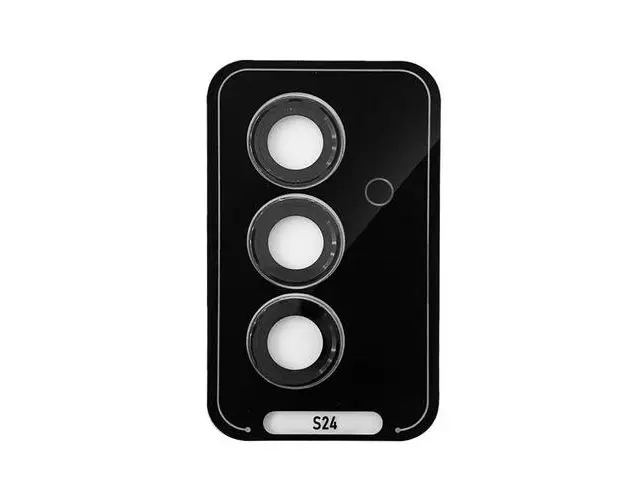 Folie Sticla Camera Devia DFSCPSSGS24N Peak Series pentru Samsung Galaxy S24 (Negru)