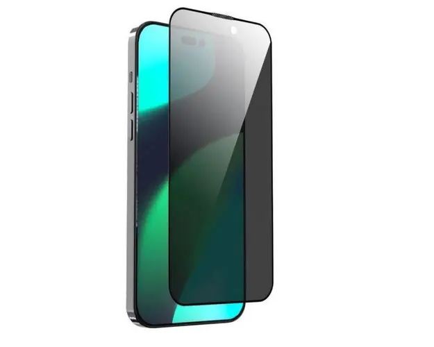 Folie sticla Devia Van Series Full Screen Privacy Twice pentru Apple iPhone 13 / Apple iPhone 13 Pro / Apple iPhone 14 (Negru) 