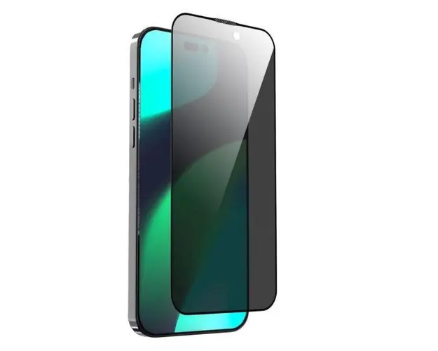 Folie sticla Devia Van Series Full Screen Privacy Twice pentru Apple iPhone 14 Pro (Negru) 