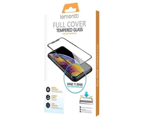 Folie Sticla Lemontti Full Fit pentru Xiaomi Redmi Note 11 Pro / Xiaomi Note 11 Pro 5G (Negru)