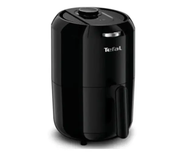 Friteuza TEFAL Easy Fry Compact EY101815, 1030 W, 1.2 kg, 4 Moduri de gatire, Timer 30 min, Functie Auto OFF, Tehnologie Air Pulse (Negru)