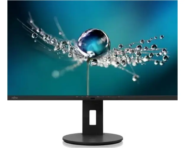 Monitor IPS LED Fujitsu 27inch B2711 TS QHD, QHD (2560 x 1440), DVI, HDMI, DisplayPort, Boxe (Negru)